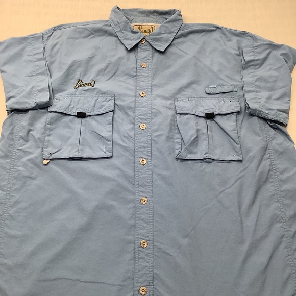 Men’s Fishing Shirt Al Agnew Button Up Vented Collared Outdoor Outerwear XL - Picture 3 of 12